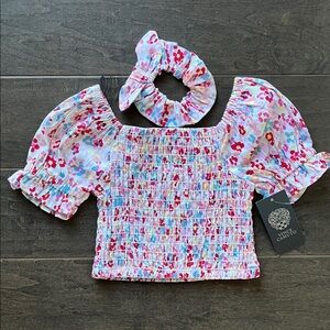 Vince Camuto Floral Toddler Top NWT